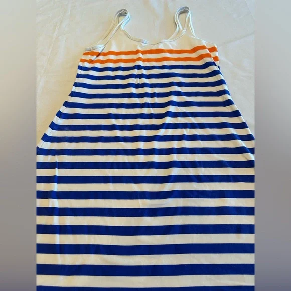 Tommy Bahama Blue Orange White Swimsuit Coverup Dress Size Medium - Picture 6 of 6